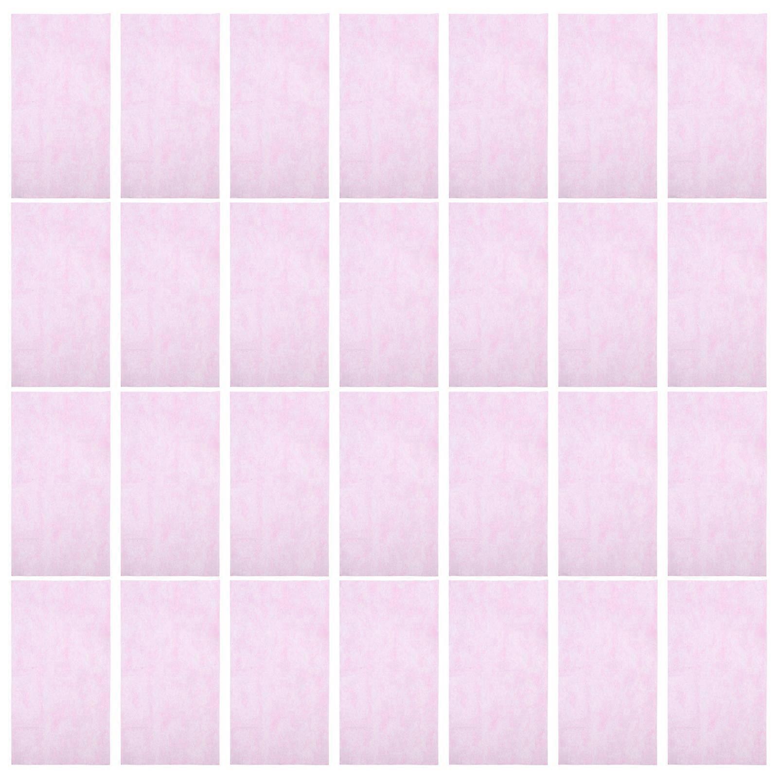 Pink Disposable Bath Towels for Women Made of Nonwoven Fabric 100 Pieces