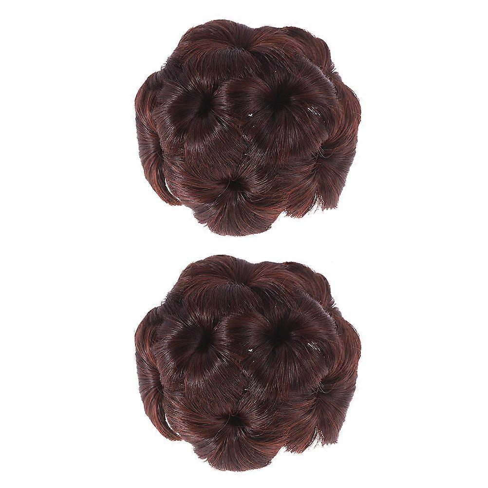Flower Design Hair Claw Clips for Decor Brown High Temperature Size Fits All