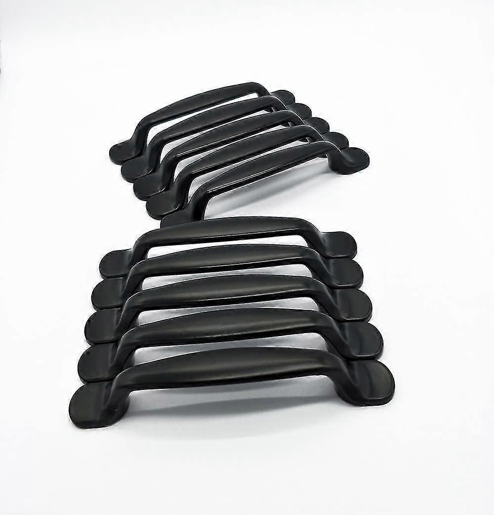 Black Door Handles, 10pcs, Kitchen & Drawer Use