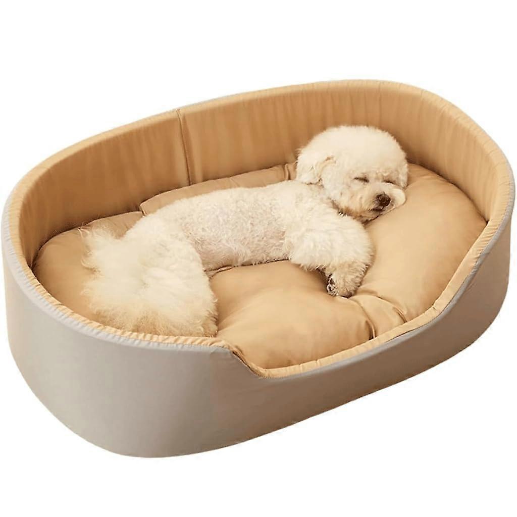 Dog Bed Washable Scratch-Resistant Cat Nest Warm Thick Winter Sofa Nest Medium Size Windproof