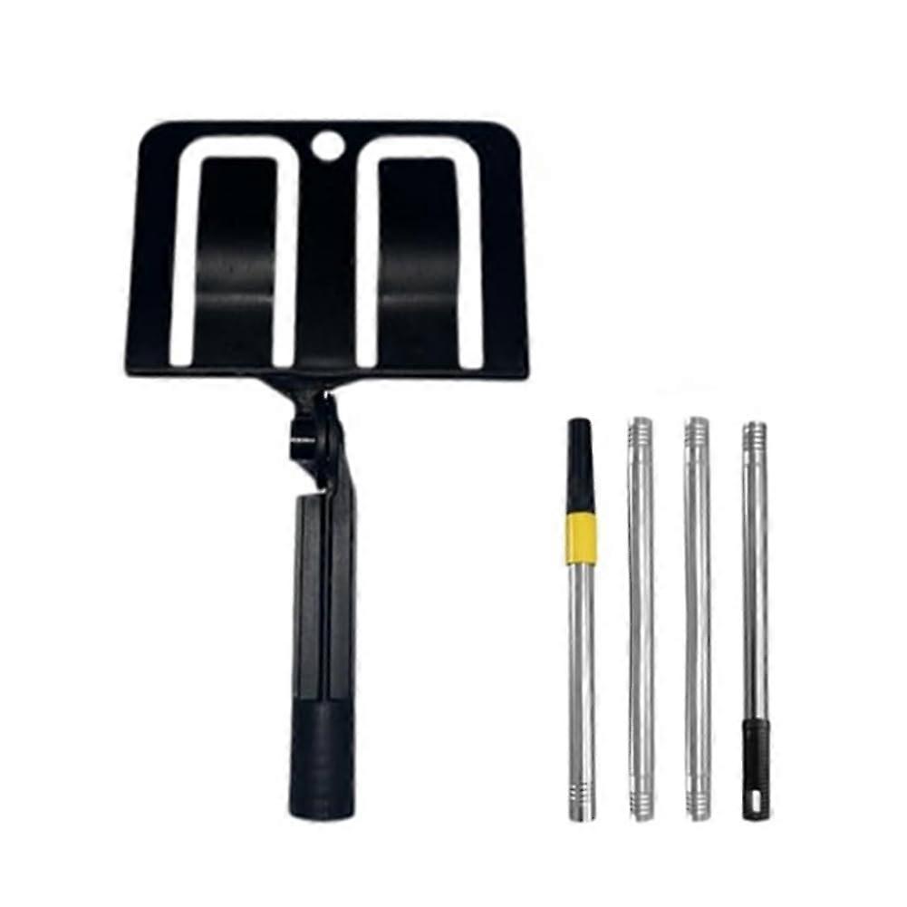 Spray Guard Holder with Adjustable Color Shield for Spray Equipment, Cardboard Paint Protection Stand with Rod