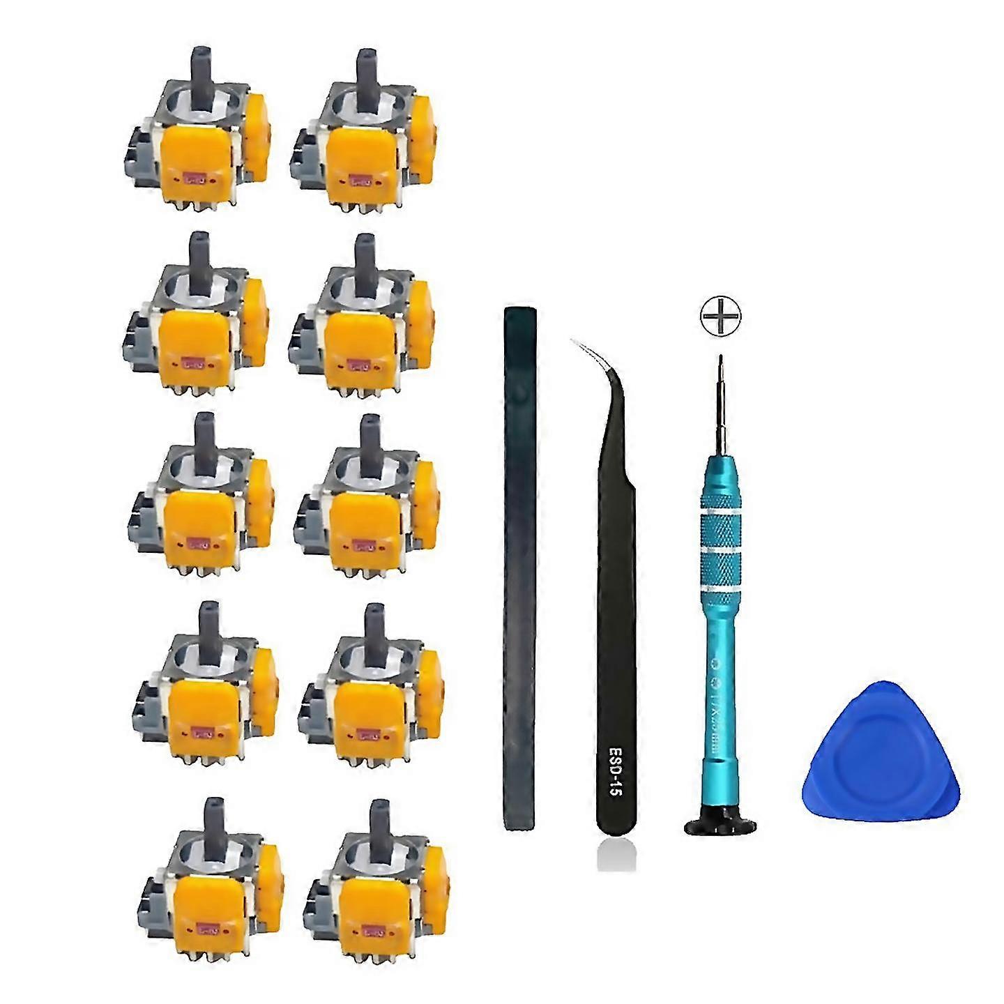 For 10pcs hall joystick with screwdriver for game console joysticks