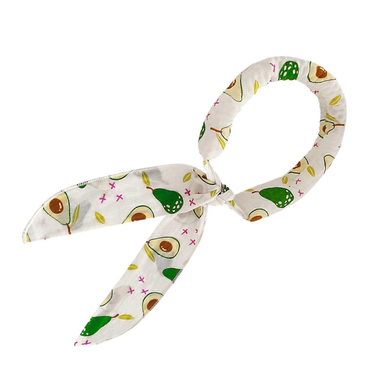 Instant Cooling Buff Adjustable Scarf for Dogs and Cats, Avocado Pattern, Sustainable Summer Accessory