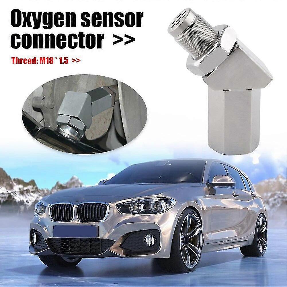 Automotive Oxygen Sensor Connector 45 Degree O2 Oxygen Sensor Spacer Extender Joints Extension Catalytic Converter