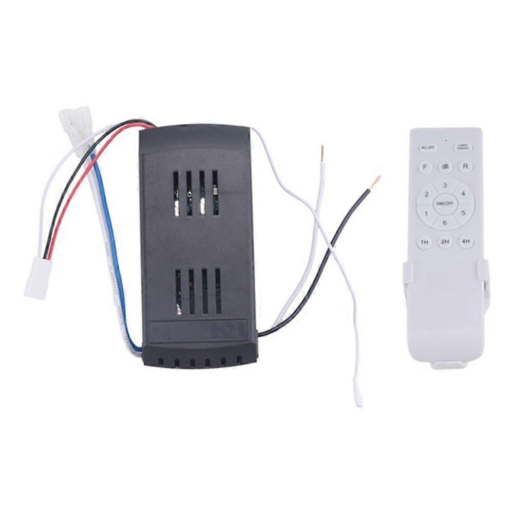 5set Universal Ceiling Fan Remote Control 40W 6-Speed Timing Function Replacement Remote for DC Ceiling Fans & Lights