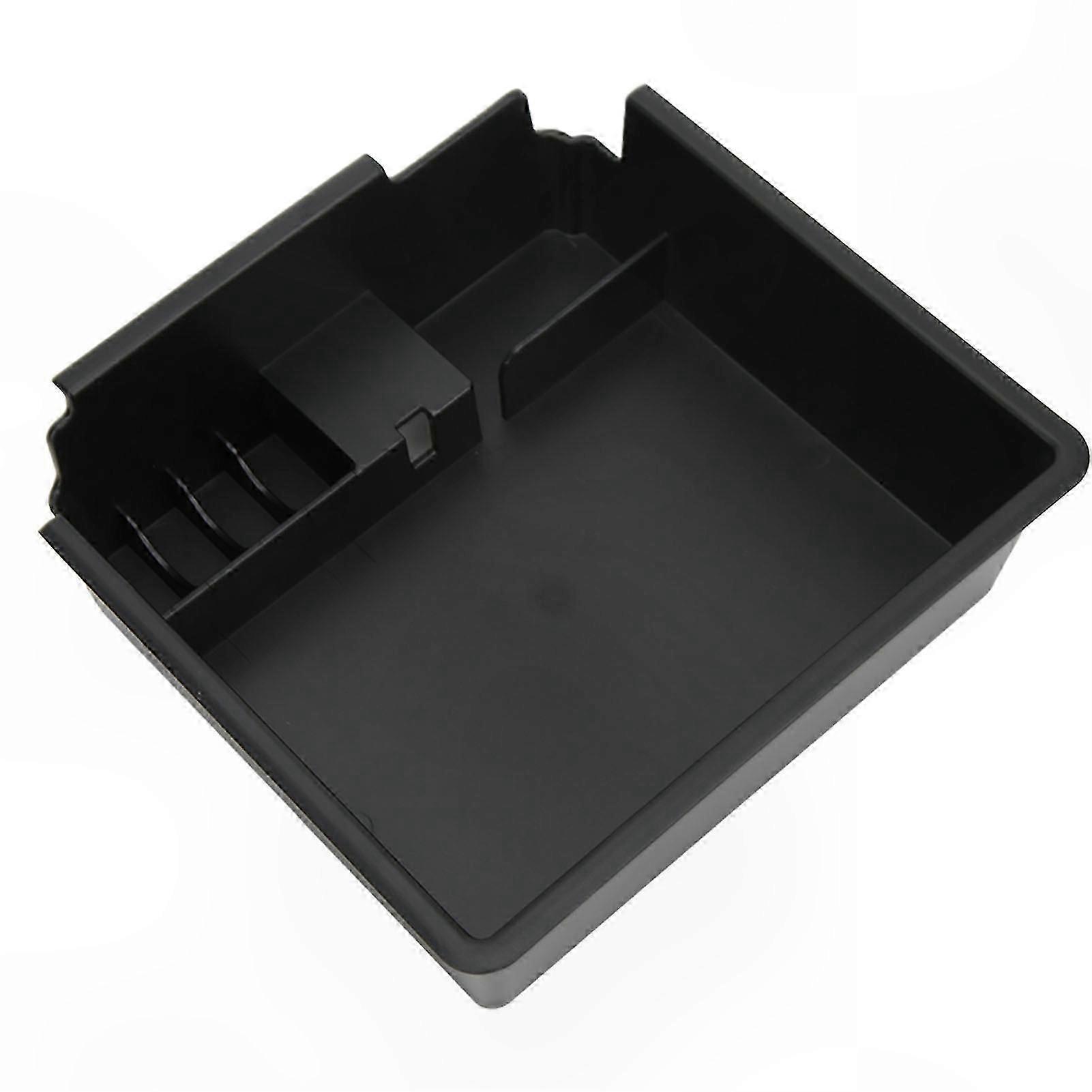 Armrest Storage Organizer Box for Ford Ranger 2015-2021, ABS Material Center Console Drawer Replacement Container