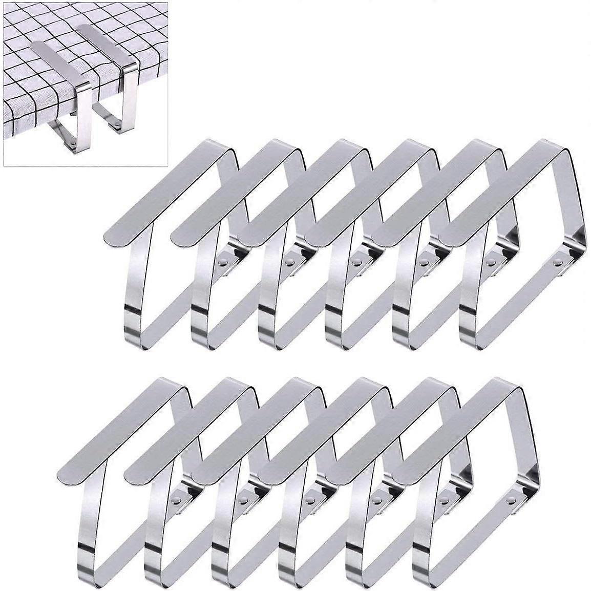 12 outdoor tablecloth clips for picnic tables