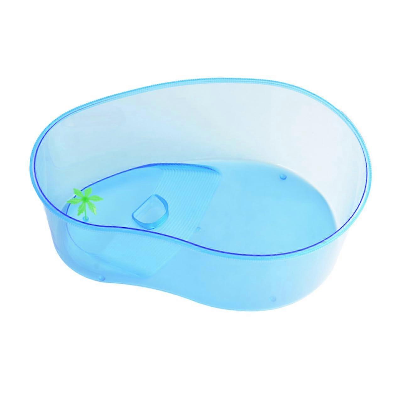 Multi Function Transparent Tortoise Tank with Basking Platform Reptile Habitat