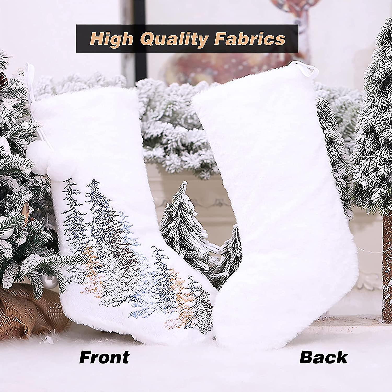 2pcs Decorations Embroidery Snowflake Mechanical Tree + Mechanical Snowflake