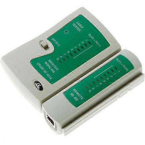LAN RJ45 RJ11 PC Network Tools Main Network Cable Tester, Green, 1.05 m