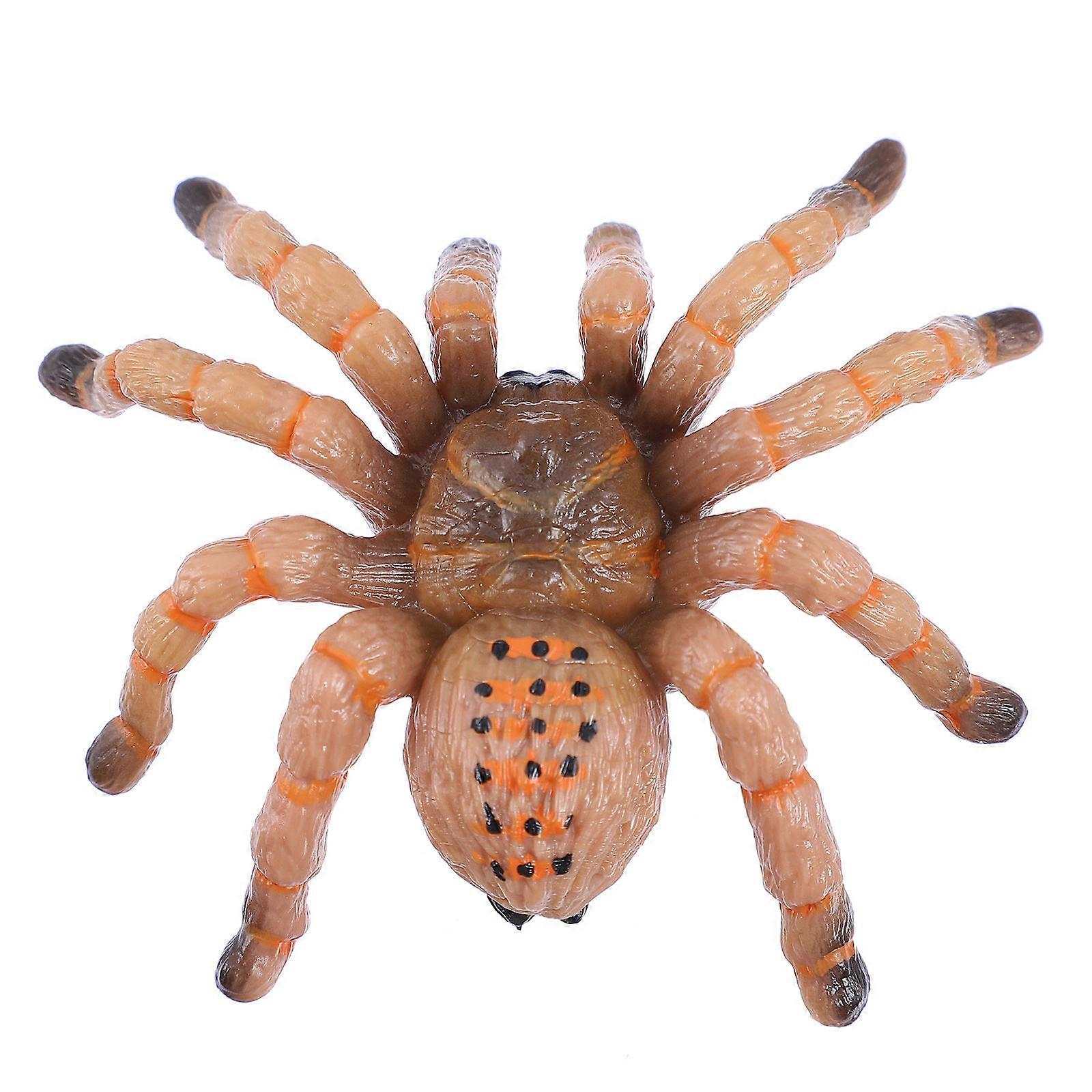 Realistic Halloween Plastic Spider Decoration for Pranks, Parties, and Home Table Use – Compact & Creative Design for Adults