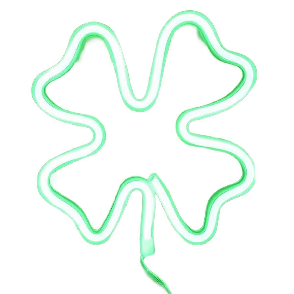 Enseigne au néon LED verte Lumière LED alimentée par USB / Batterie