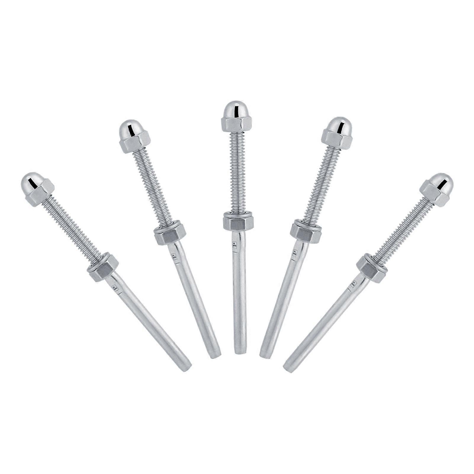 10pcs Stainless Steel Threaded Tensioner Stud Ends for 1/8" Cable Railing System