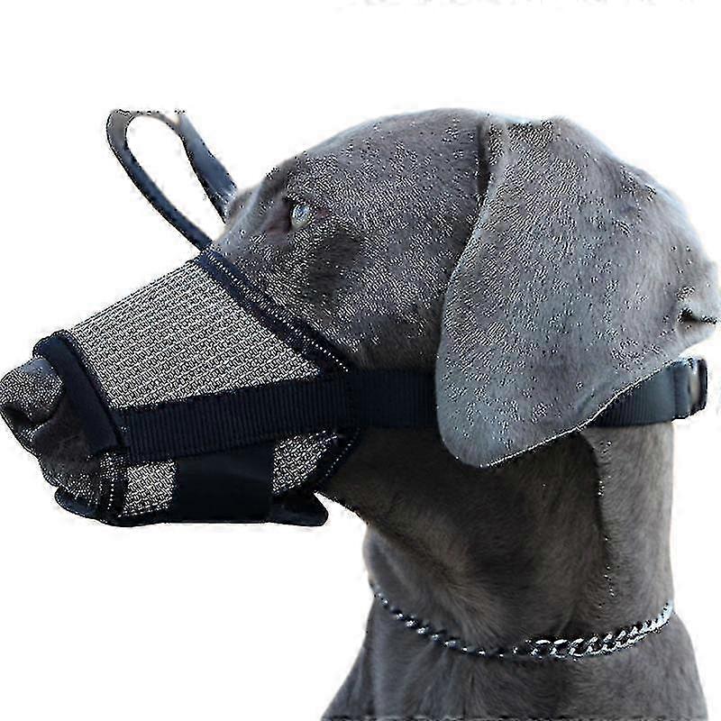 Dog Muzzle For Dogs, Air Mesh Breathable And Drinkable Pet Muzzle