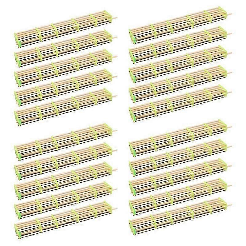 Queen Bee Isolation Cage | Bamboo & Plastic | 20 Packs