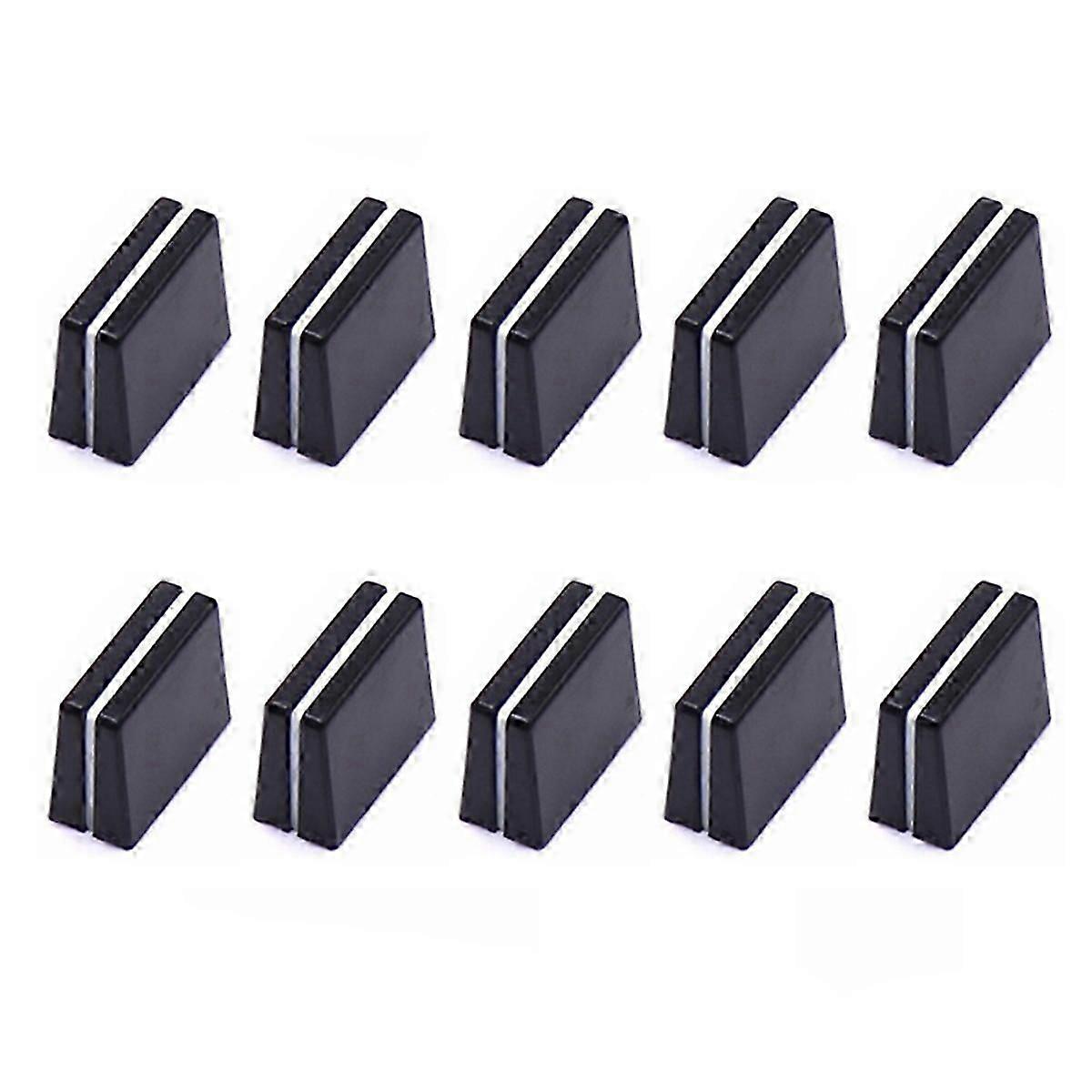 10pcs Fader Caps Mixer Fader Slider Knobs Replacement Buttons Caps for Mixer Console Accessories