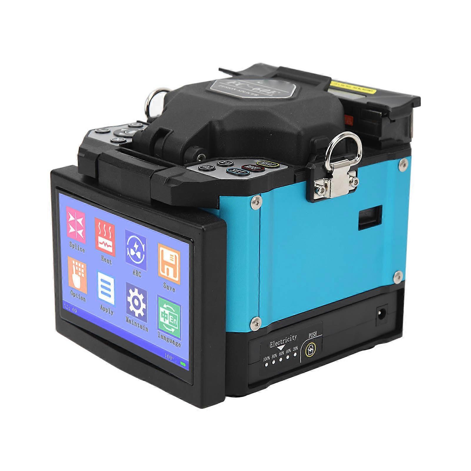 Fusion Splicer Machine 5in Touch Screen Automatic Blue EU Plug