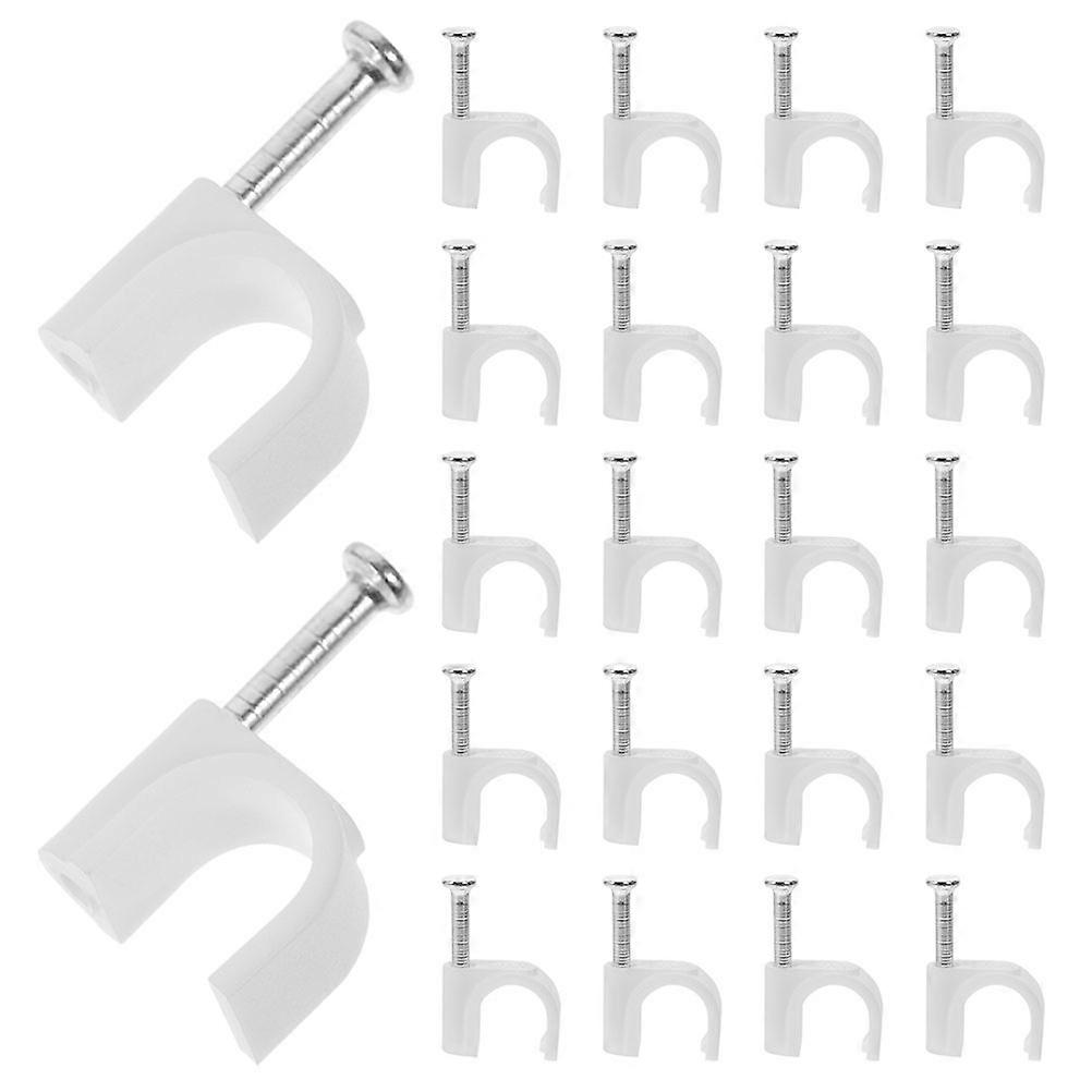 Cable Clamps Round Shape Cable Organization For Diy Enthusiasts 200Pcs