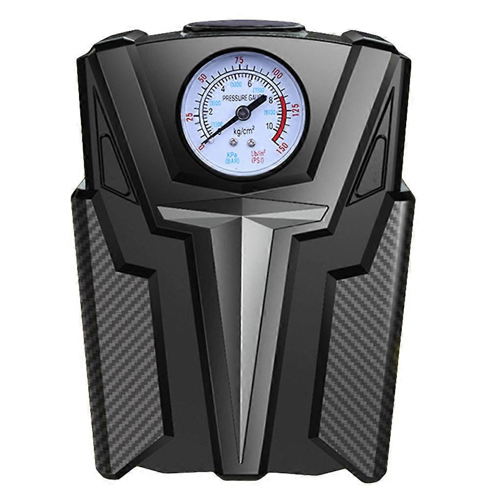 Portable Emergency Tire Inflator for Car Use with 22 Cylinder Alloy Body and Black Color 12V
