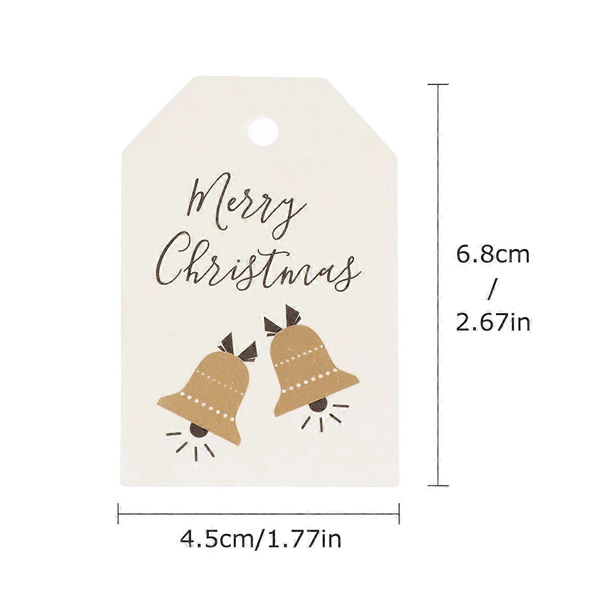 Christmas DIY Card Small Cards for Decoration 100Pcs White Tags