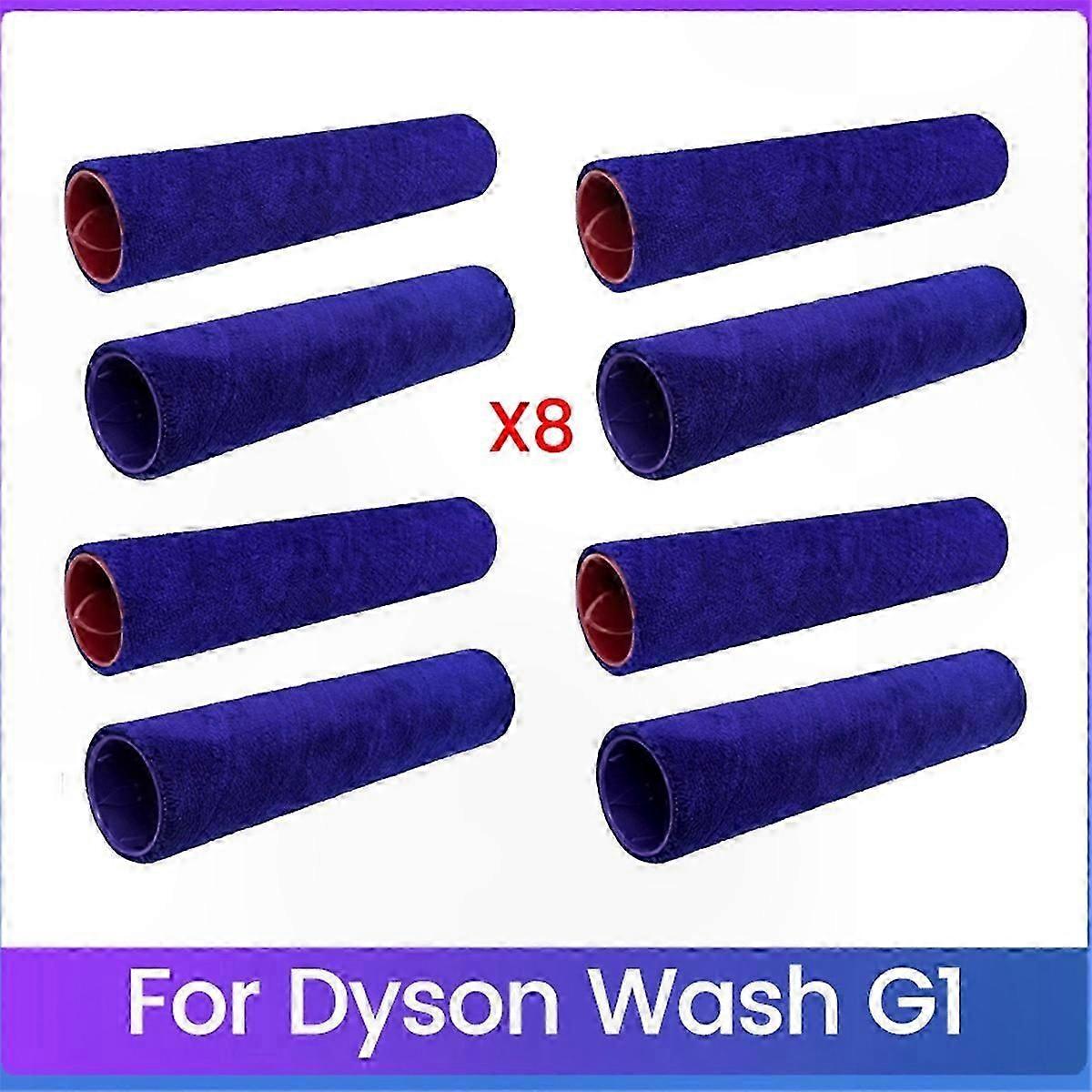 8-Pack Replacement Brushes for Handheld Floor Scrubber Accessory Cleaning Tool