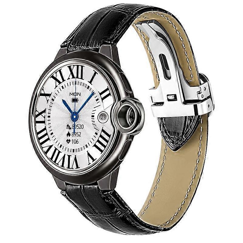 Smartwatch with Bluetooth Calling, Heart Rate Monitoring, and Fashionable Design(Black)