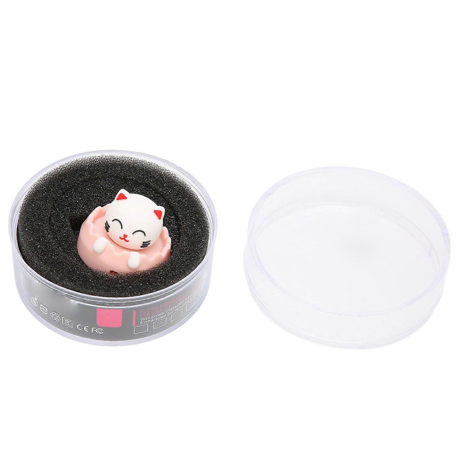 Cat Cartoon Style 16GB USB2.0 Flash Drive Portable Vibration Resistant U Disk