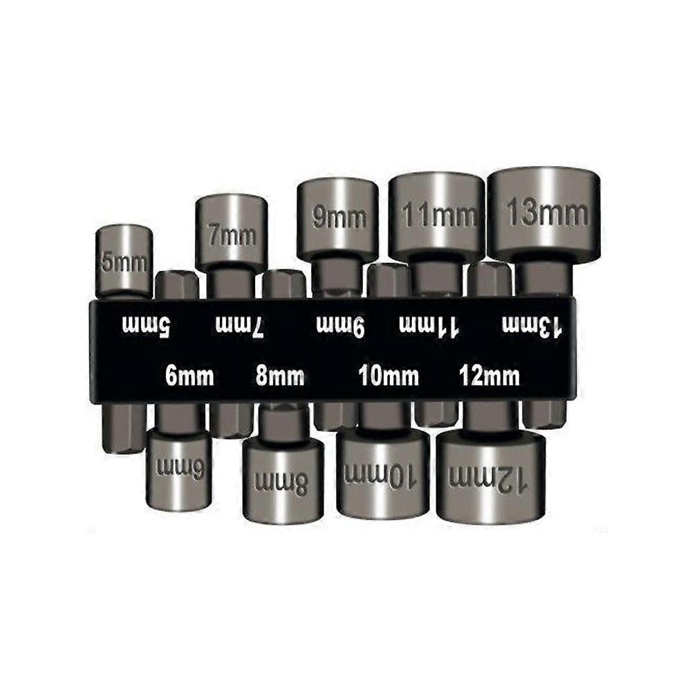 9/14X Drill Bits Set Drill Tail Nail Sleeve Hexagonal Sleeve Set