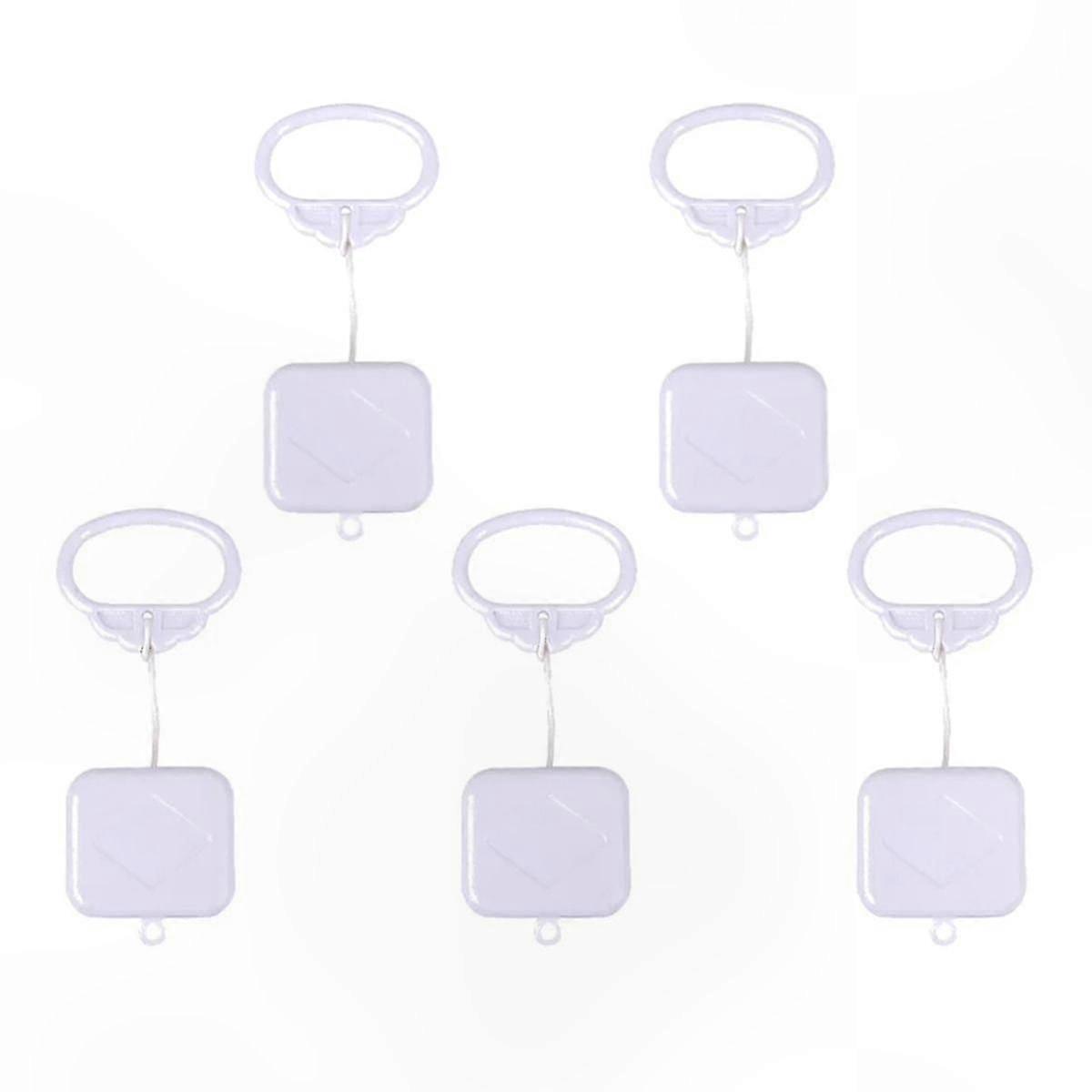 5-Pack Waterproof Pull String Music Boxes with Classic Lullaby Melodies
