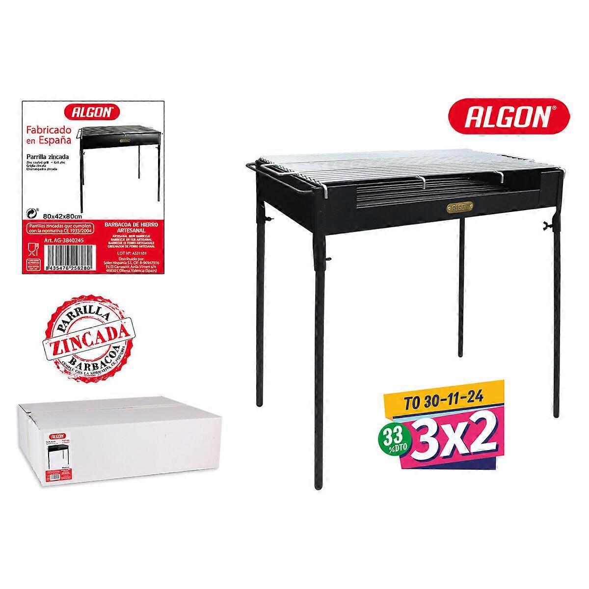 Barbecue Algon Large Iron (80 x 42 cm)