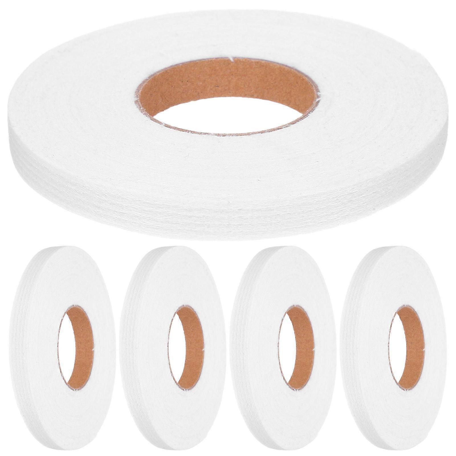 Fusible Interfacing Strips for DIY Tailoring Supplies Sewing Projects White 50M Non-Woven Fabric Support 5Pcs