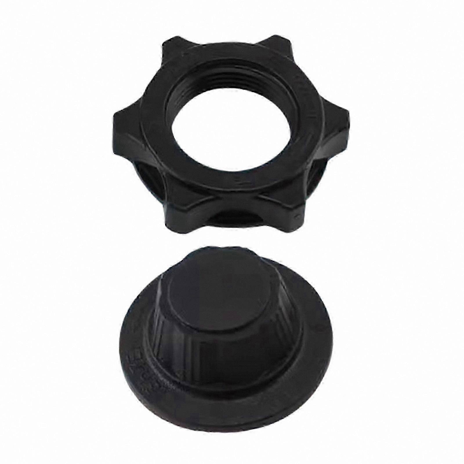 White ABS Texture Fan Repair Kit - Stability Screw, Lock Nut, and Fittings for Enthusiasts