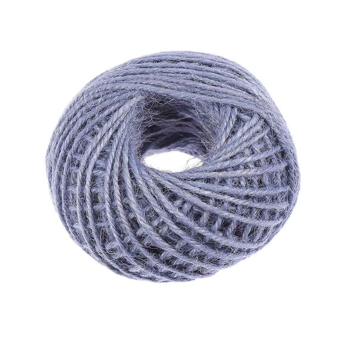 Grey Colored Hemp Rope for Holding Use 1 Roll Braided Household Paper Rope