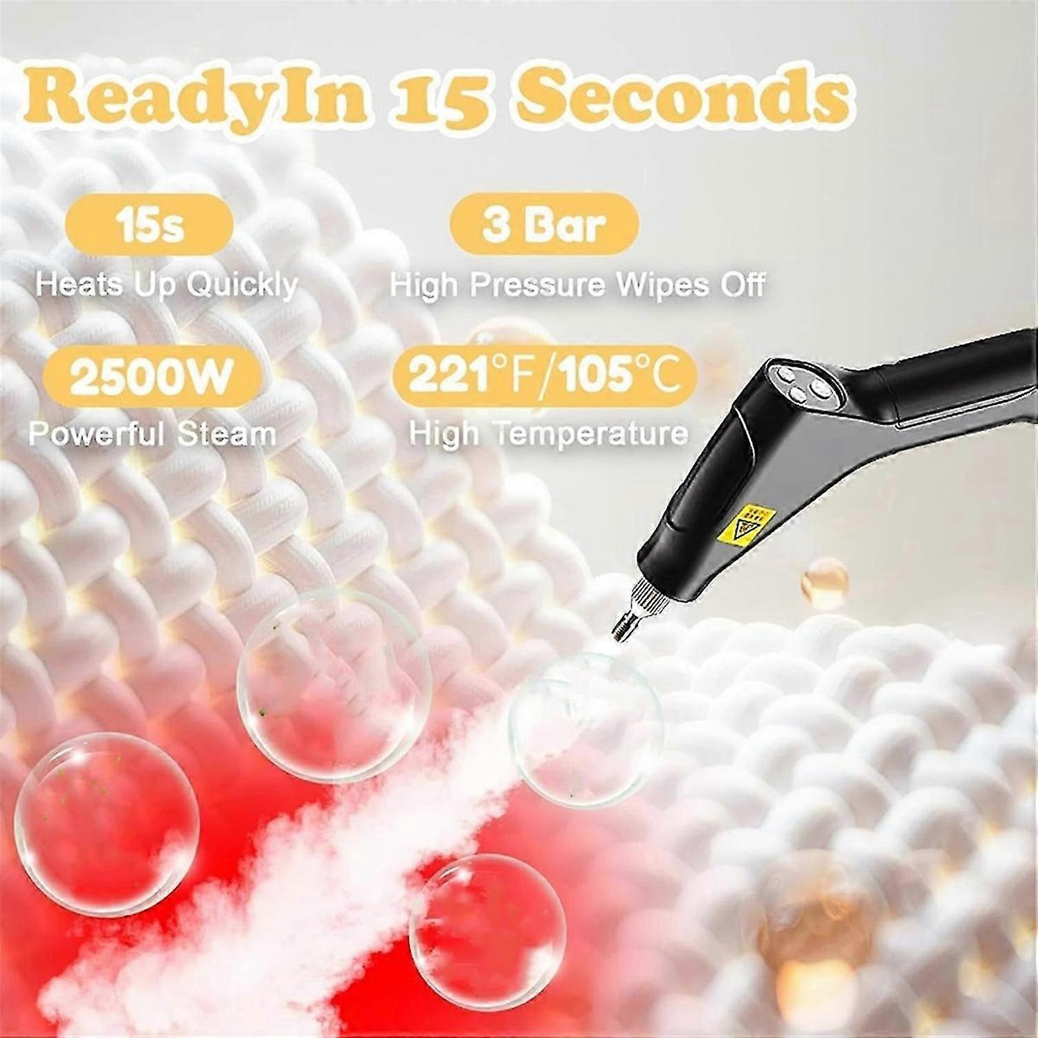 High-Efficiency Handheld Steam Cleaner EU Plug