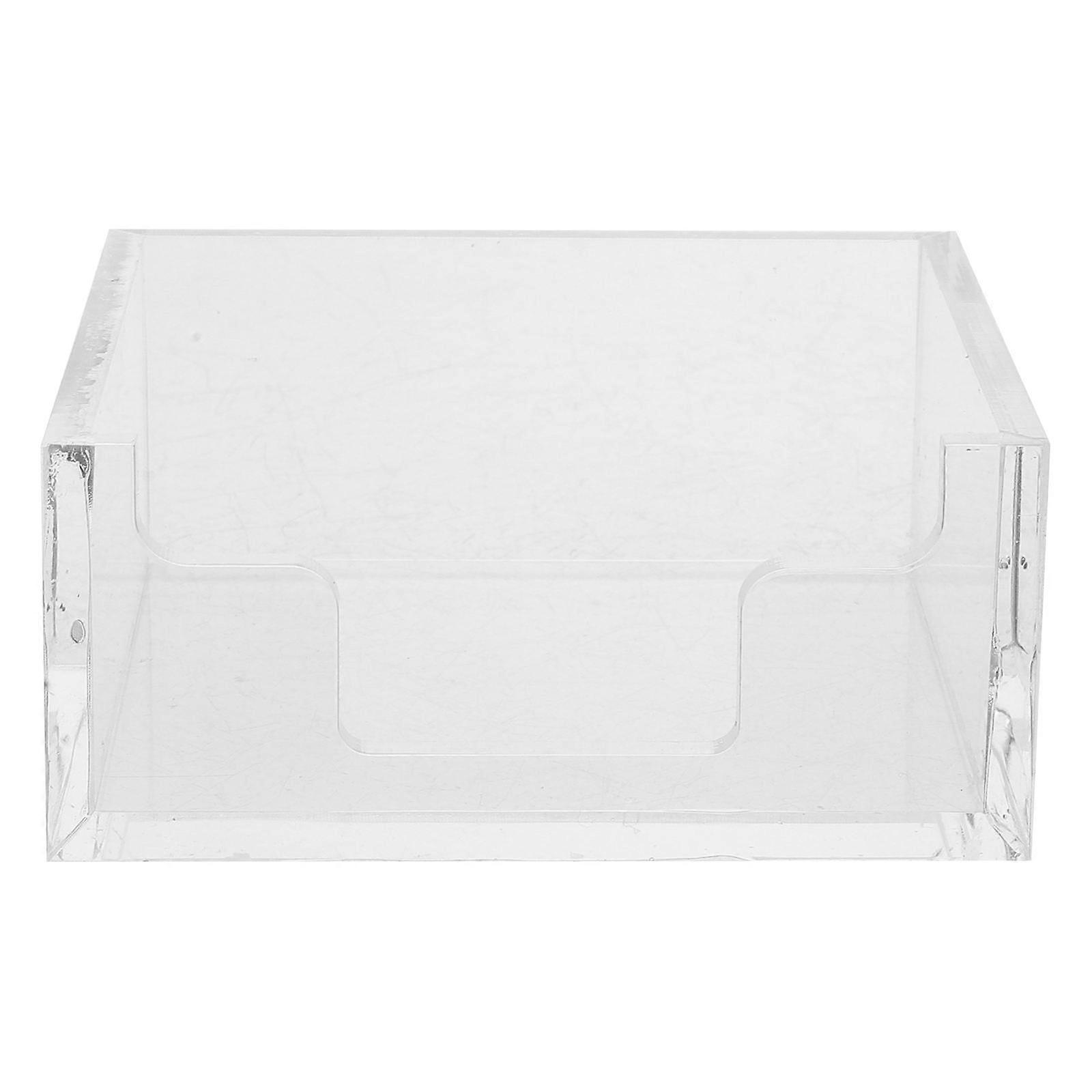 Transparent Acrylic Tissue Box for Storage Use with 3Pcs Quantity