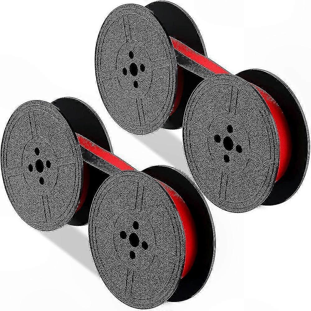 Replacement Ribbons for Typewriters - Dual Spool Set in Red and Black