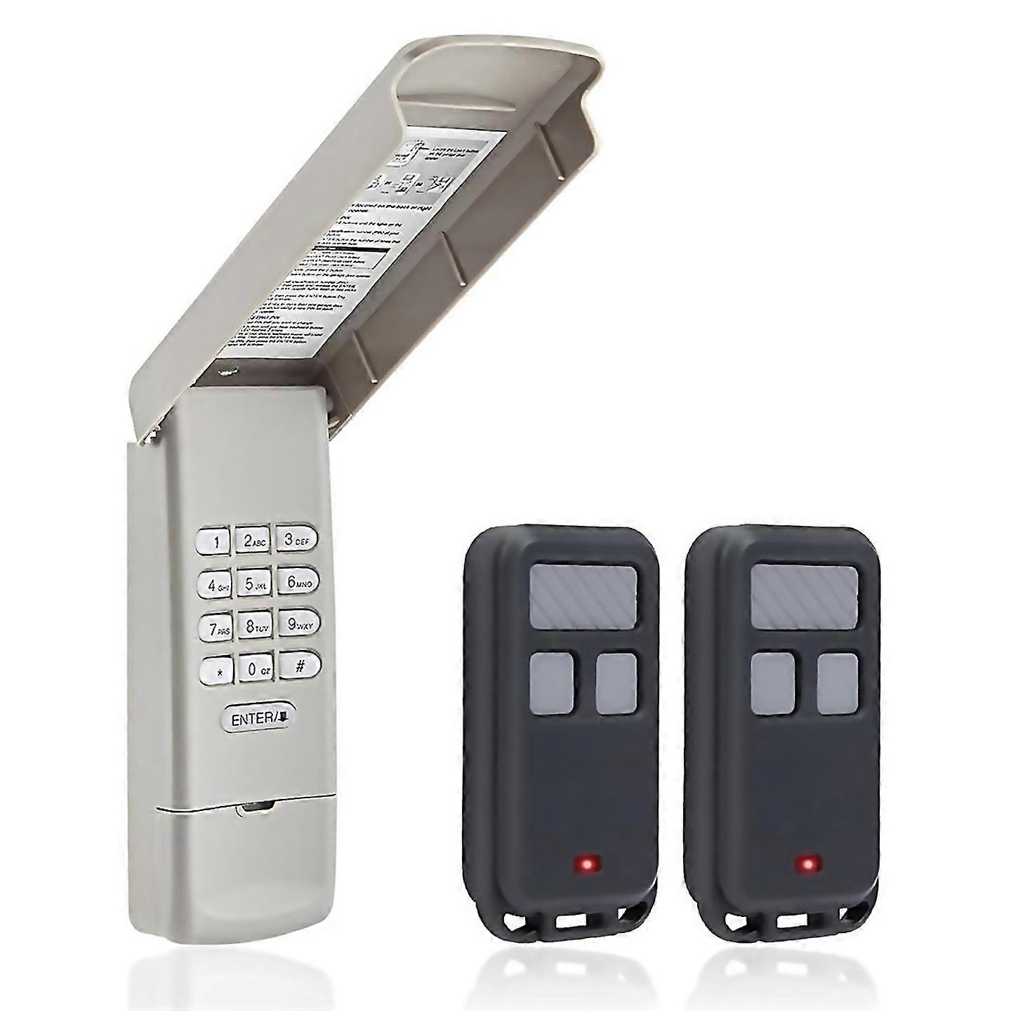 For Garage Door Opener Keypad With 2pc 890max Garage Door Opener