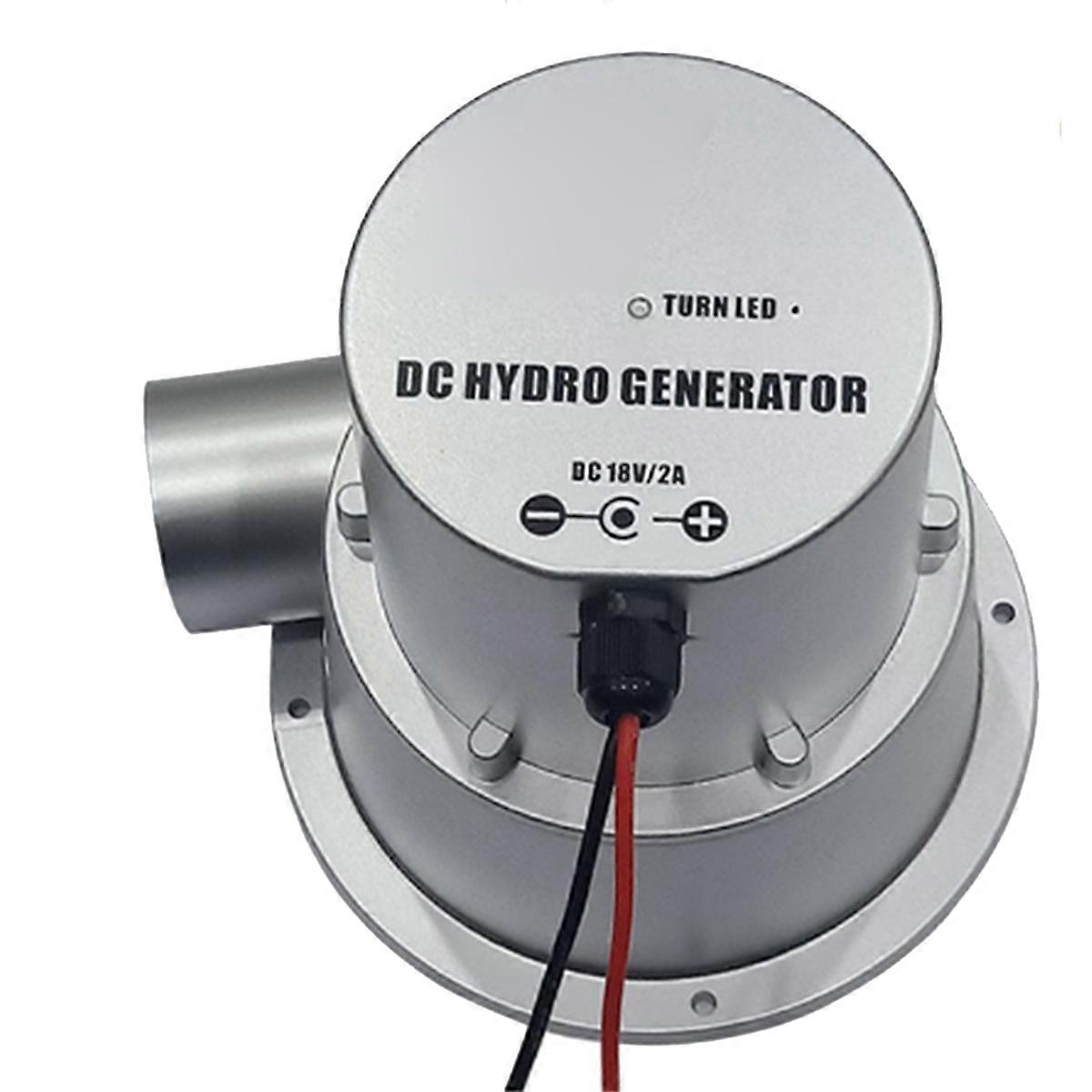 Turbina wodna 100 W Generator hydrauliczny 18 V Zewnętrzny generator hydroelektryczny Magnes stały DC do akumulatora 12 V