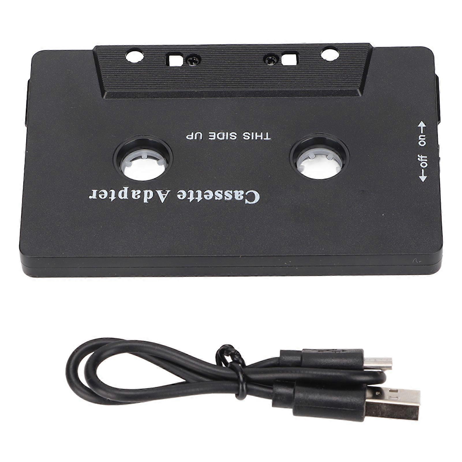 Bluetooth Cassette Adapter Noise Reduction Stereo High Fidelity Tape Aux Receiver for Car Tablet