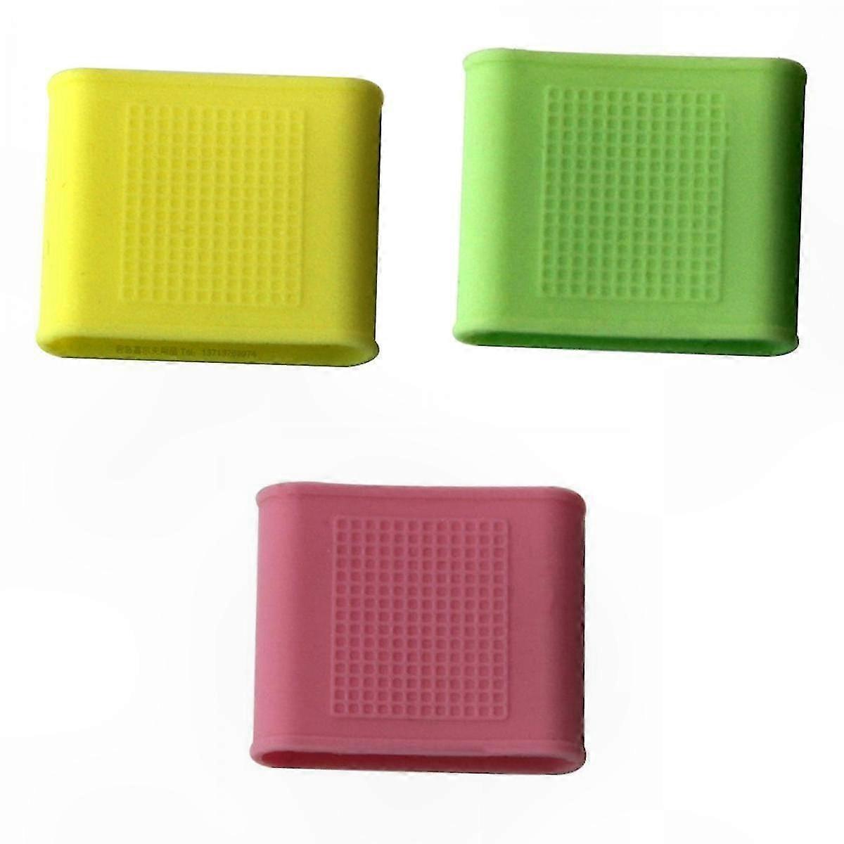 Silicone Golf Finger Sleeves, 3-Pack Soft Protector Wrap, 23mm Support for Comfortable Grip