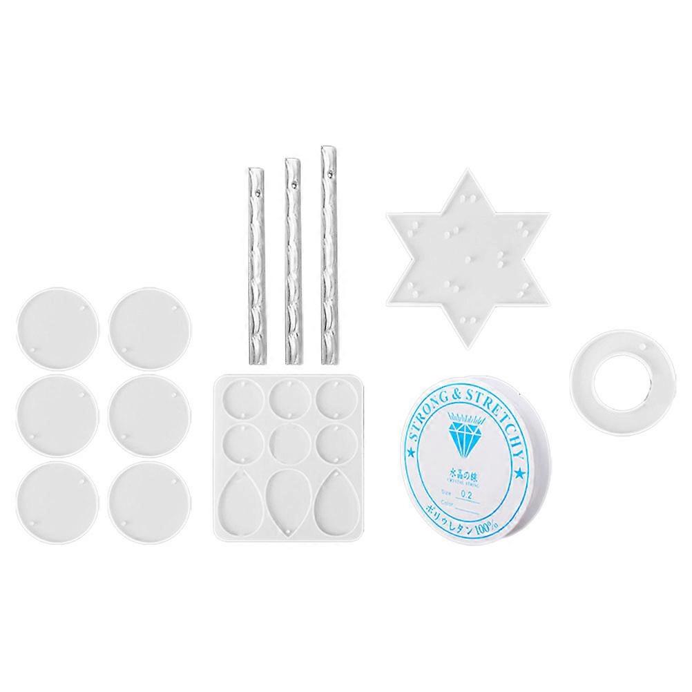 Wind Chime Mold Silicone Set for DIY 5Sets of Casting Molds