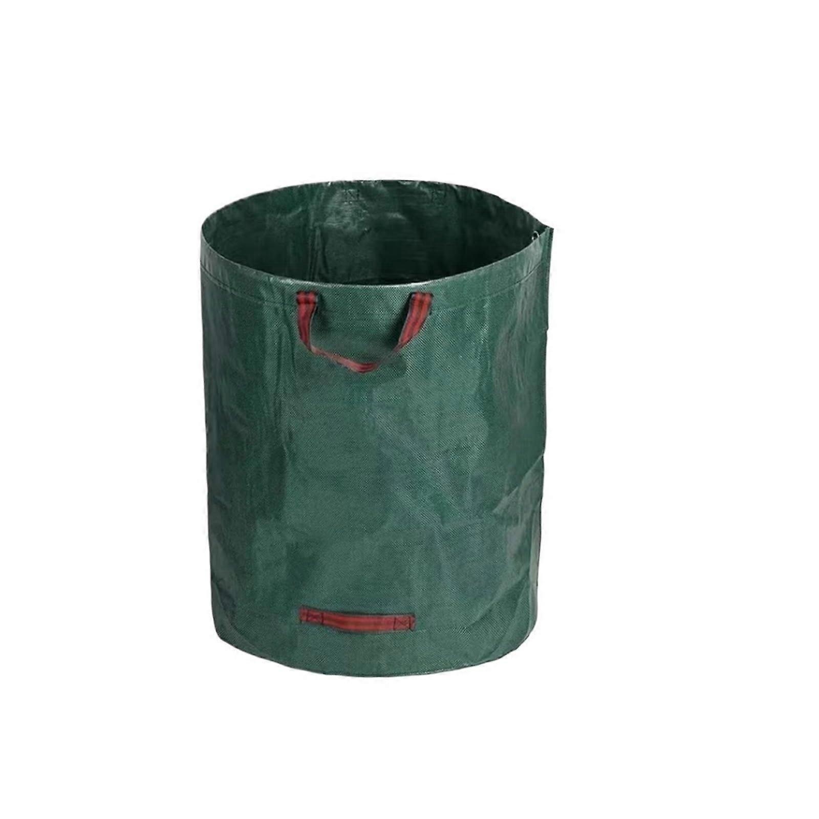 500L50L Reusable Garden Bag Large Capacity Adjustable 50500L Waterproof Yard Waste Sack Leaf and Weed Trash Container