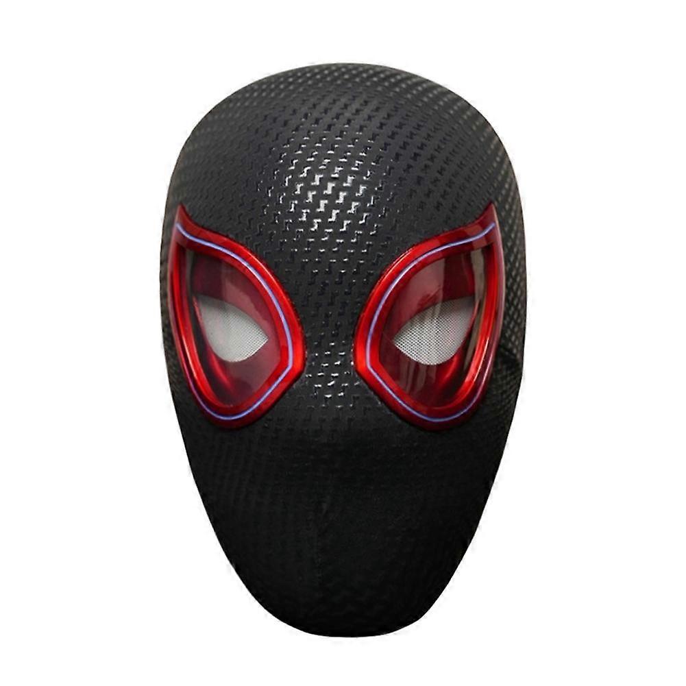 Spider Hero Mask with Moving Eyes Remote Control Realistic Movie Design for Adults and Kids