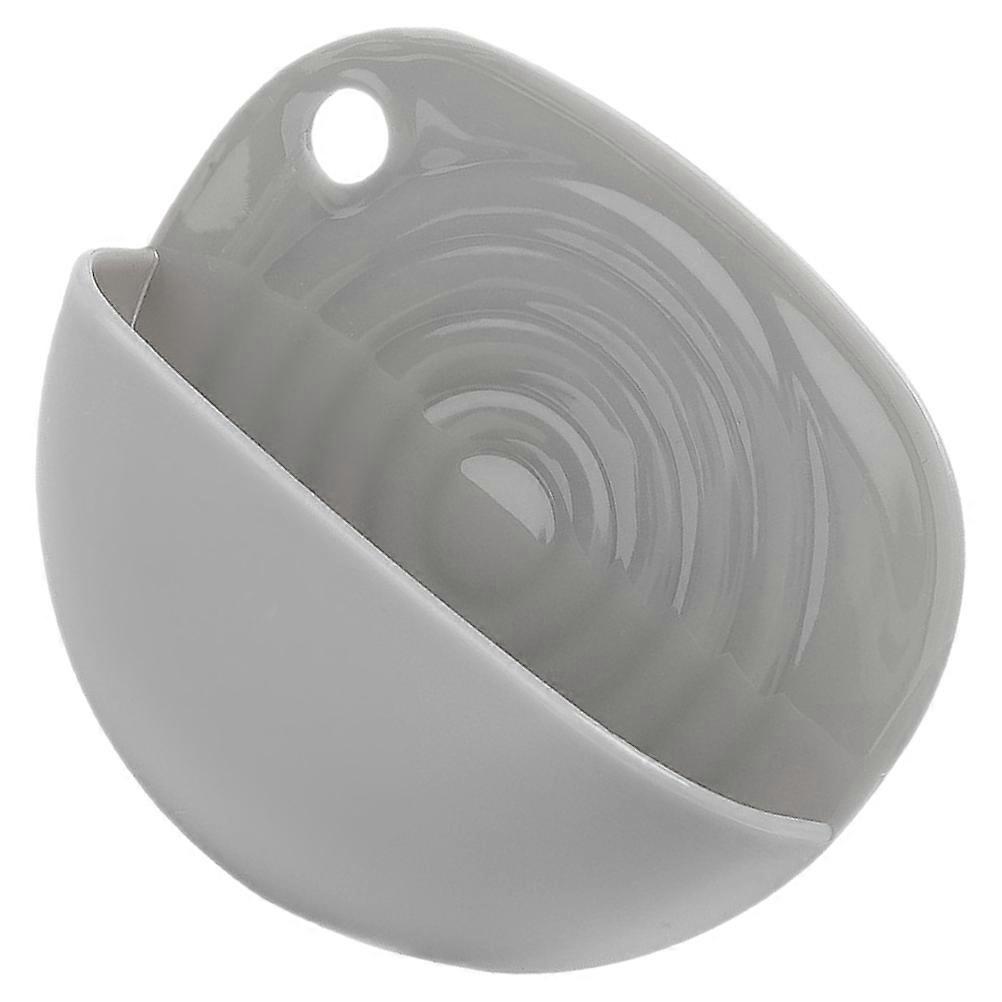 Bathroom Soap Holder Portable for Storage Use with Grey Color