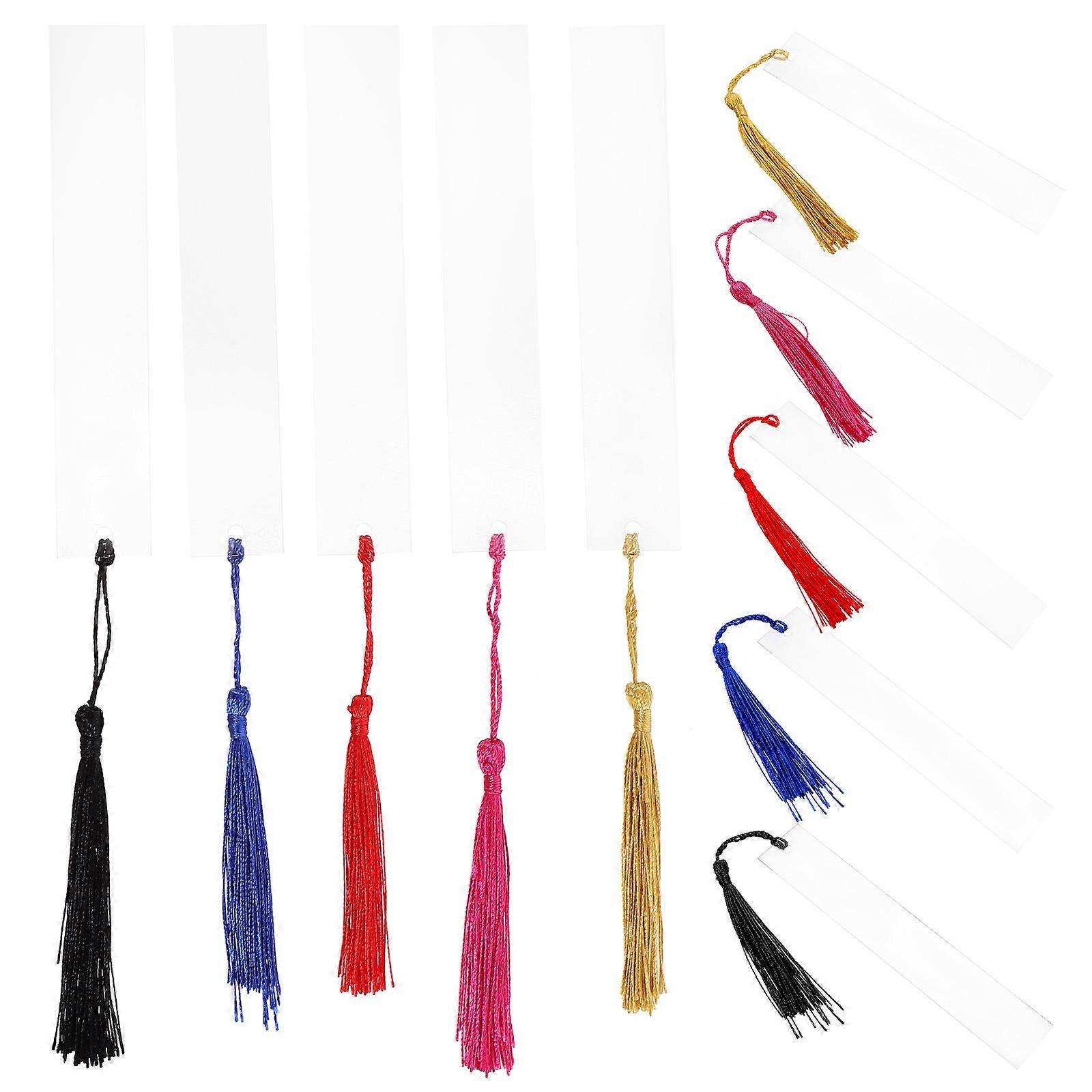 DIY Acrylic Blanks Bookmark For Books Assorted Sets Suitable For Decoration And Reading