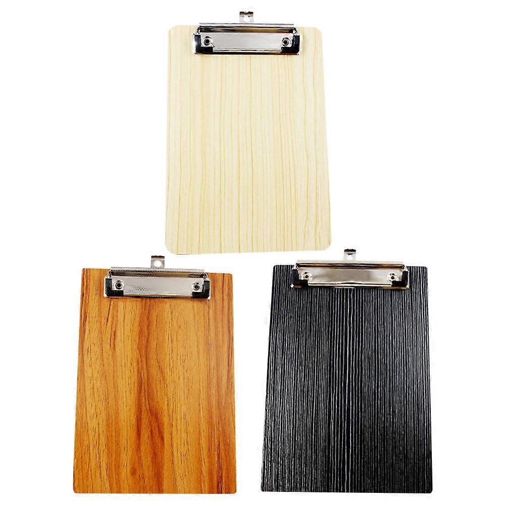 Document Storage Wooden Clipboard For General Users Formal Settings Size 20.50X14.50X3.00cm 9Pcs