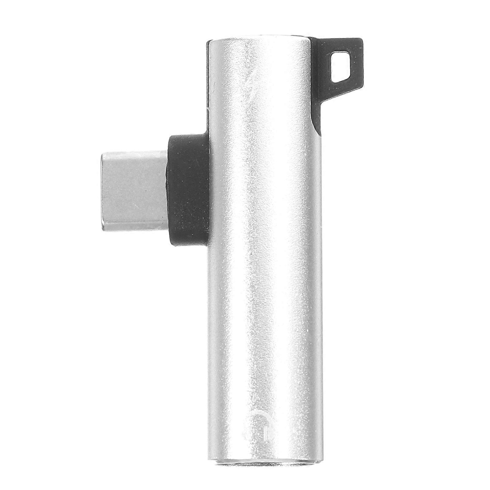 Type C Headphone Adapter Metal Converter for Audio 3Pcs Compact for Multiple Devices
