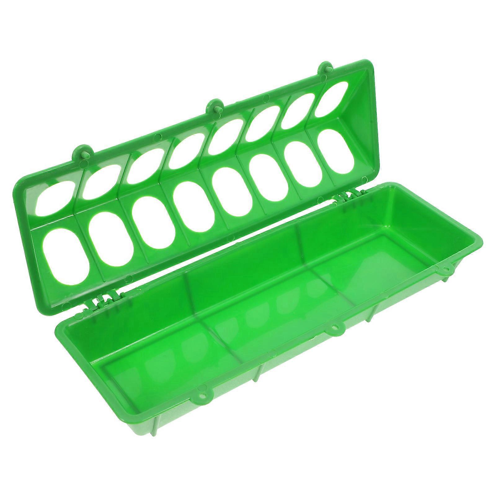 Poultry Feeder Plastic Chick Feeder for 5Pcs Small Birds