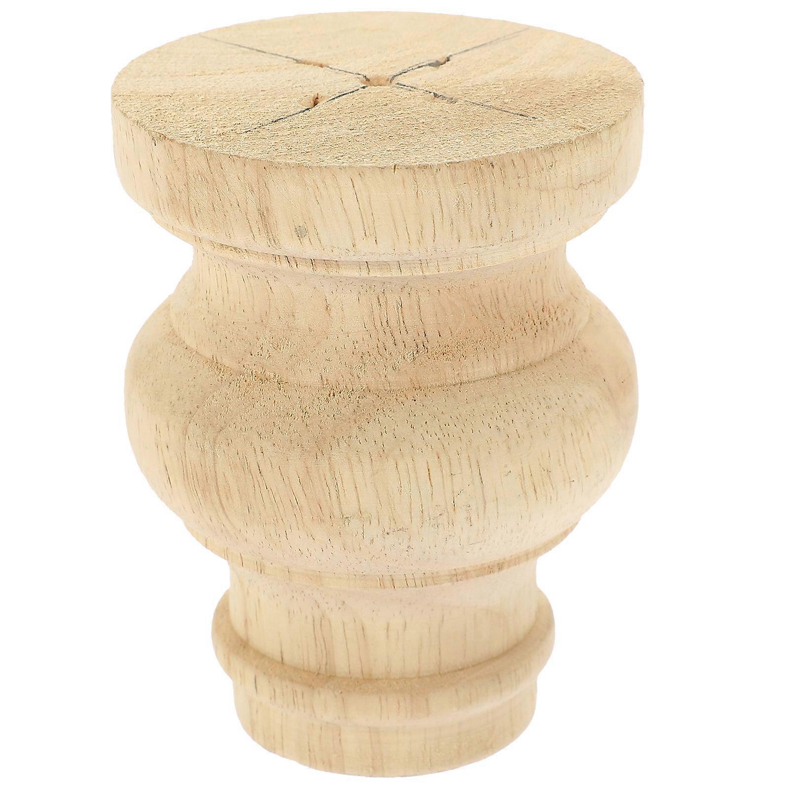 Stylish 4Pcs Wooden Replacement Legs For Wooden Furniture Such As Sofa And TV Cabinet Featuring Simple Design