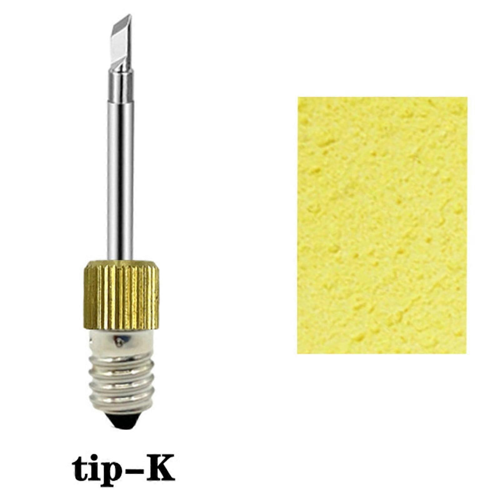 Minxio E10 Interface Soldering Iron Tips Welding Tips USB Soldering Tip Set B C K Type,Cutter Head